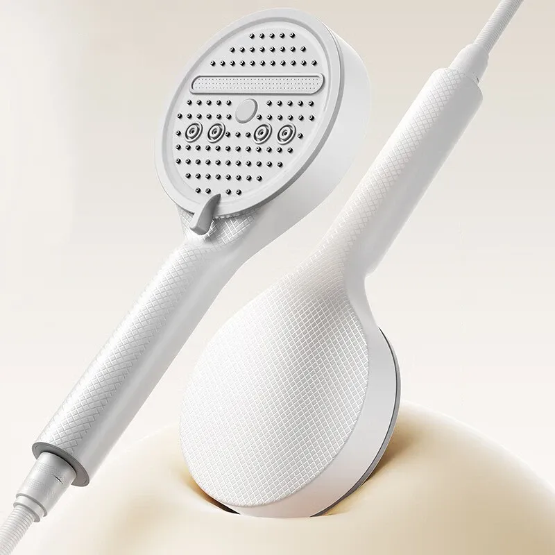 Pommeau de douche haute pression, pommeau portatif à 5 modes, réglable, économe en eau, accessoires de salle de bain suspendus 5