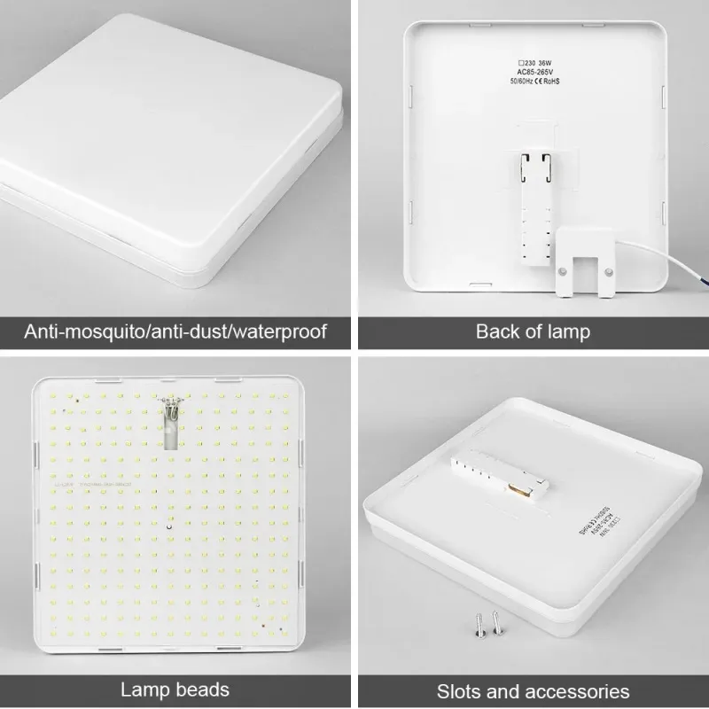Plafonnier LED moderne dans un intérieur