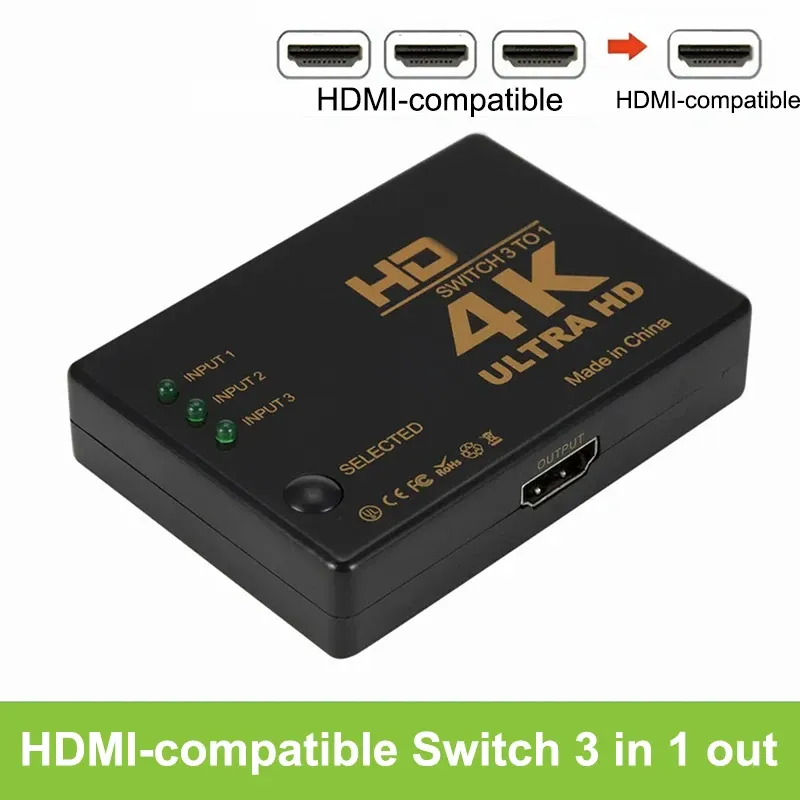 Commutateur HDMI 3 en 1 vue principale