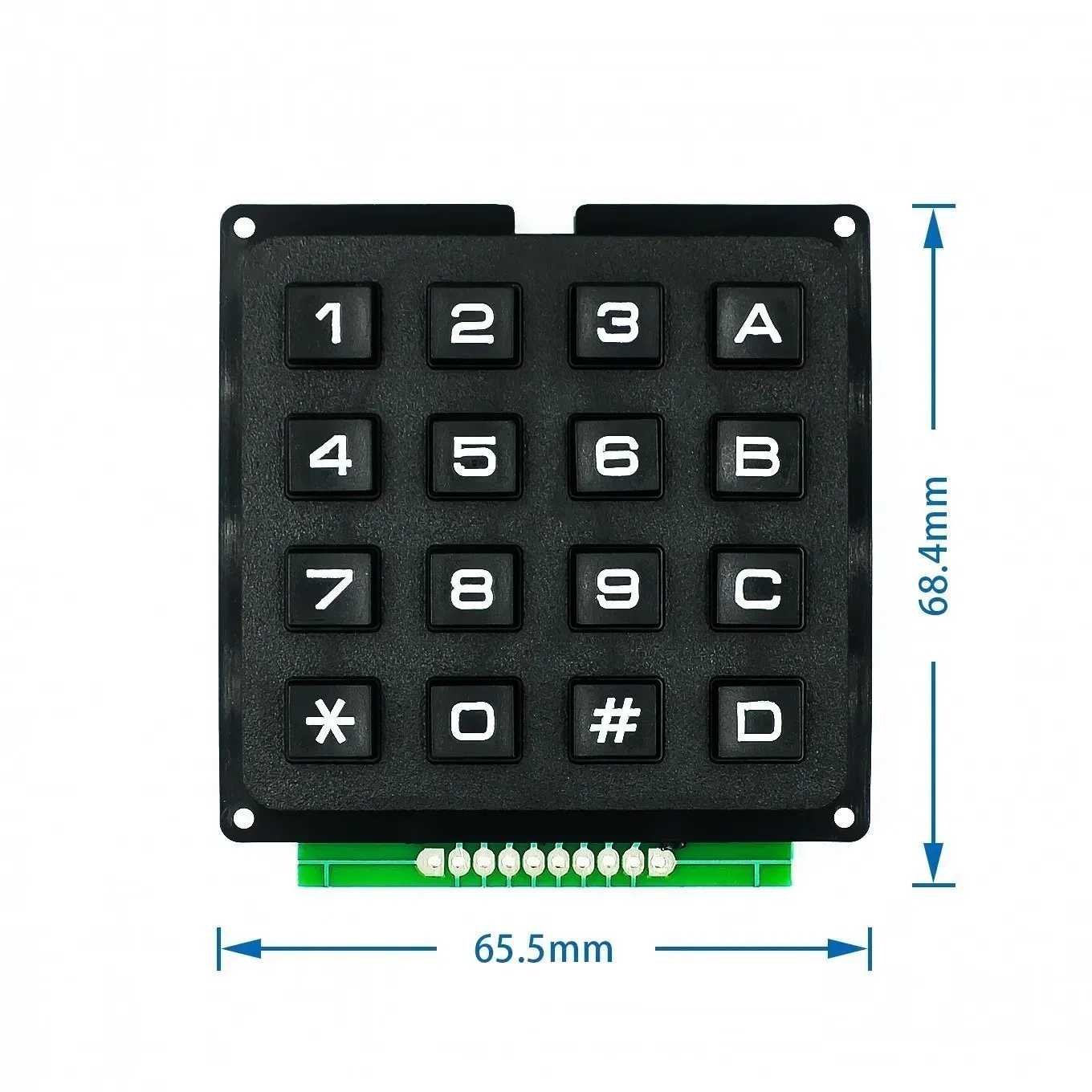 Module de clavier matriciel 3x4 et 4x4 à membrane, touches en ABS, commutateur à 12 et 16 boutons, kit DIY pour Arduino 2