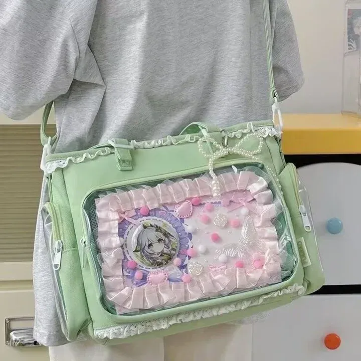 Sac Itabag japonais bidimensionnel « Ballerine Grande Appétit » à bandoulière 7