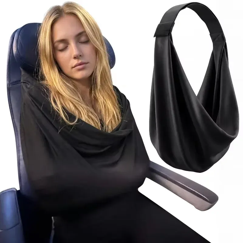 Coussin de voyage 3 en 1 avec masque pour les yeux et support de nuque