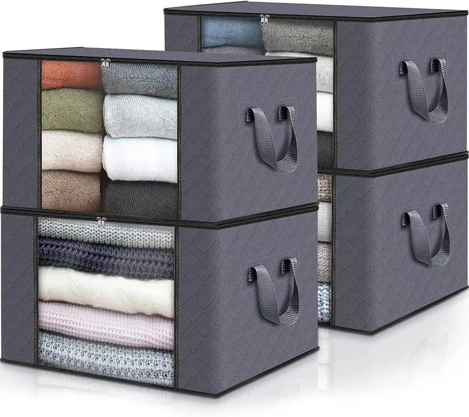 Conteneur de rangement avec fenêtre transparente