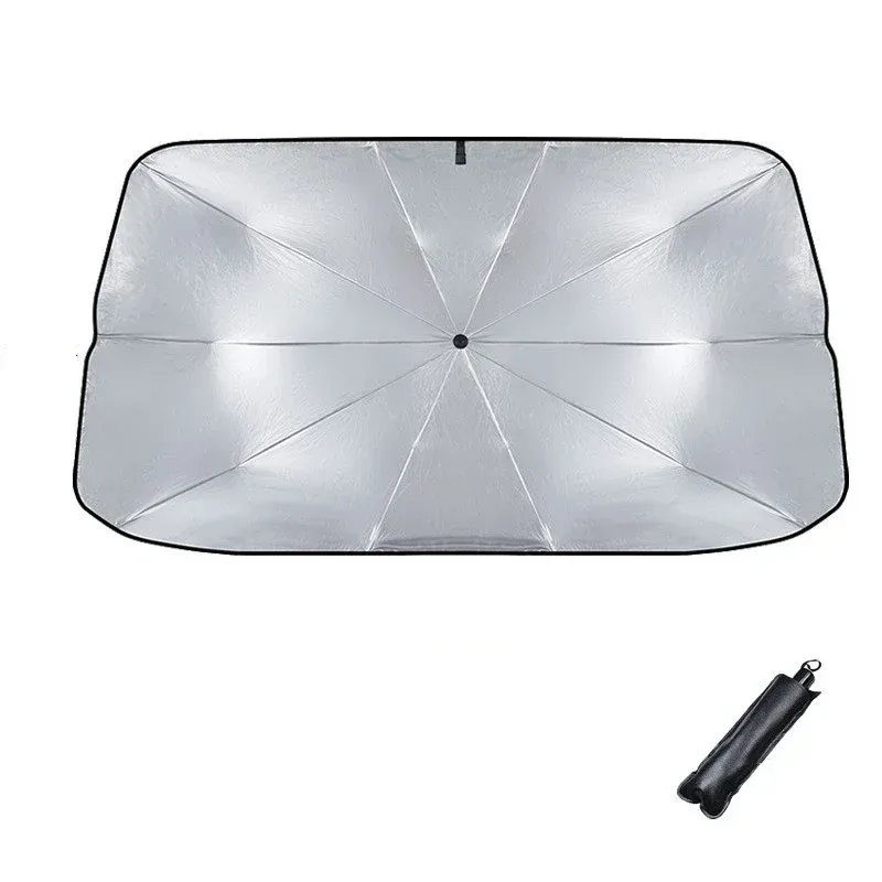 Pare-soleil rétractable pour pare-brise avant, protection solaire et isolation thermique 5