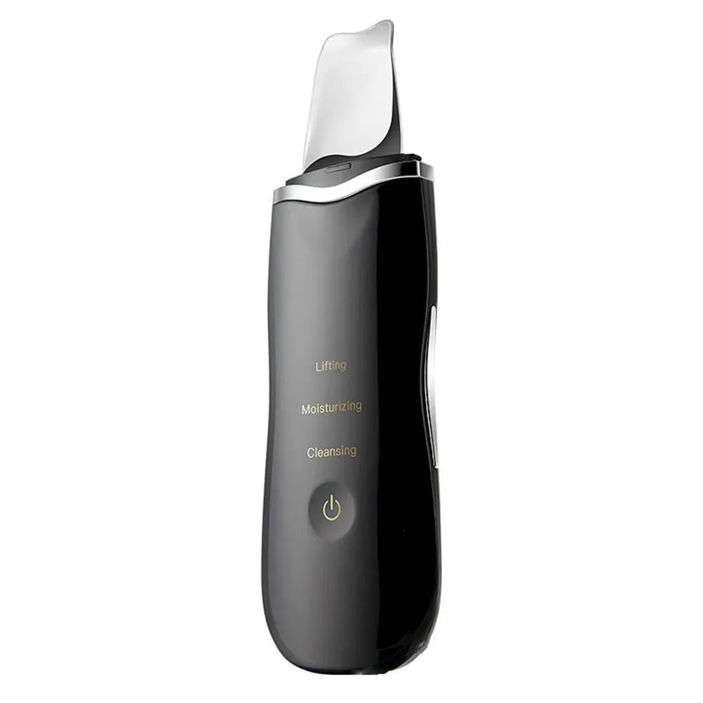 Épurateur de peau électrique à ultrasons avec vibration faciale et spatule 10