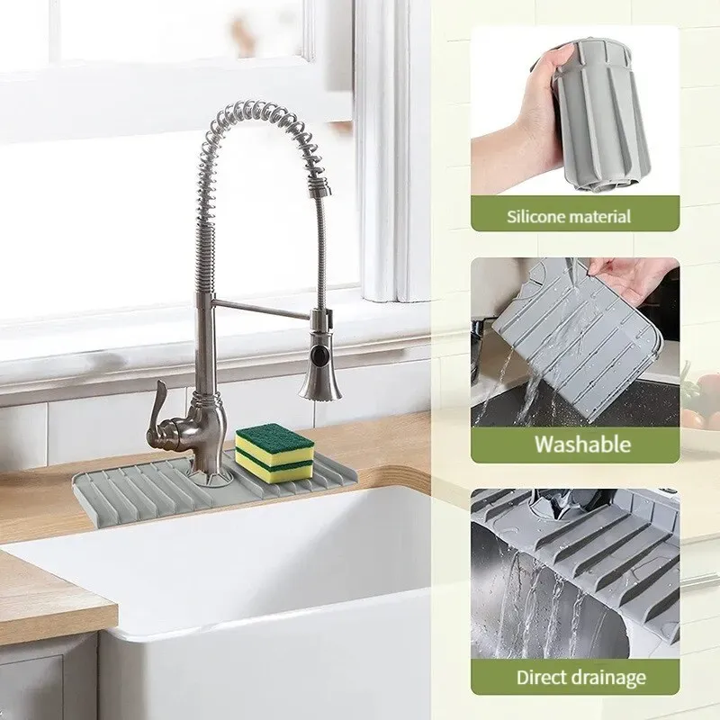 Tapis de robinet en silicone au quotidien