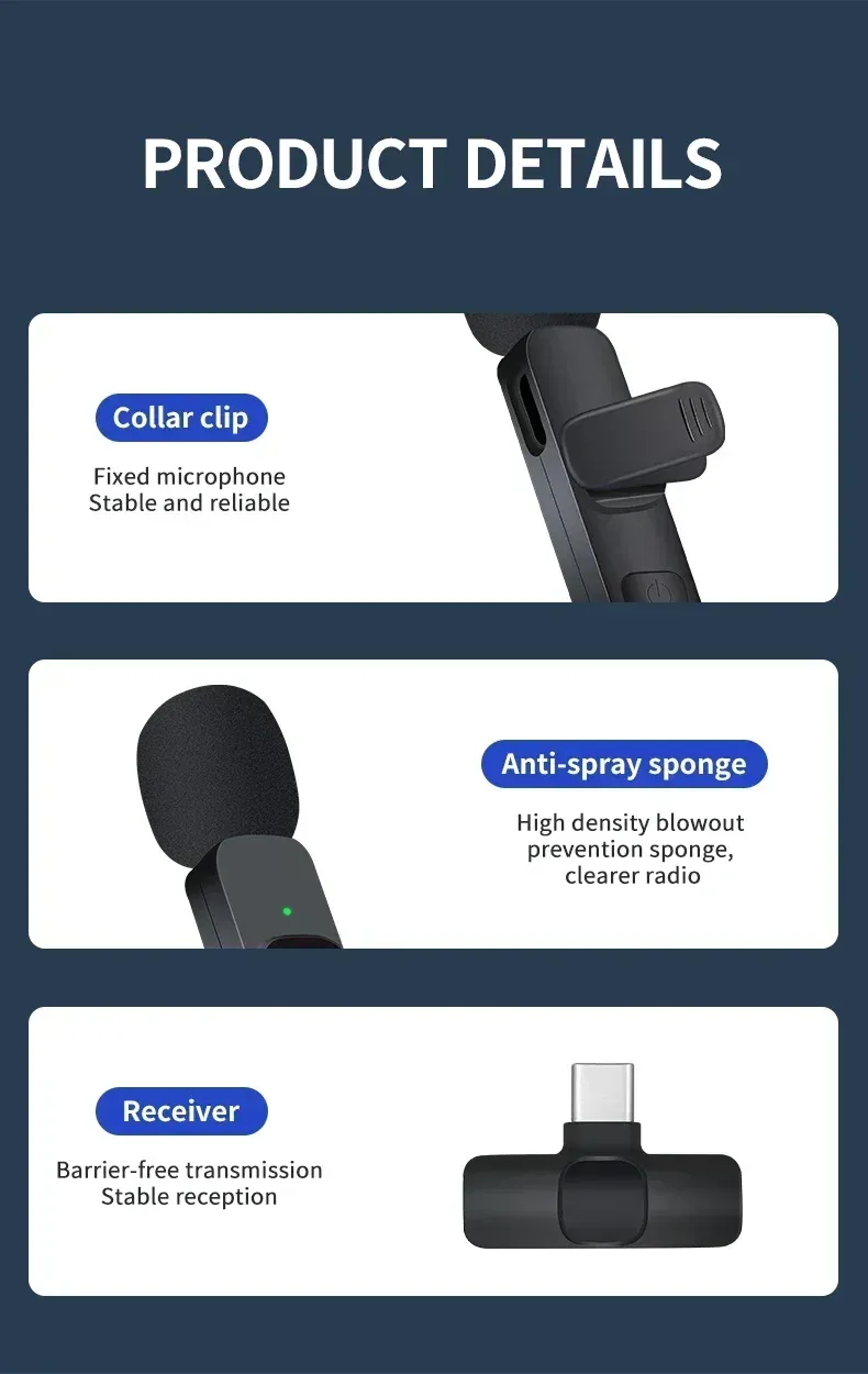 Microphone pour enregistrement vidéo