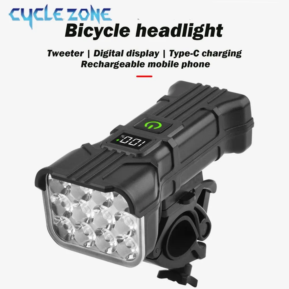 Phare de vélo rechargeable à LED