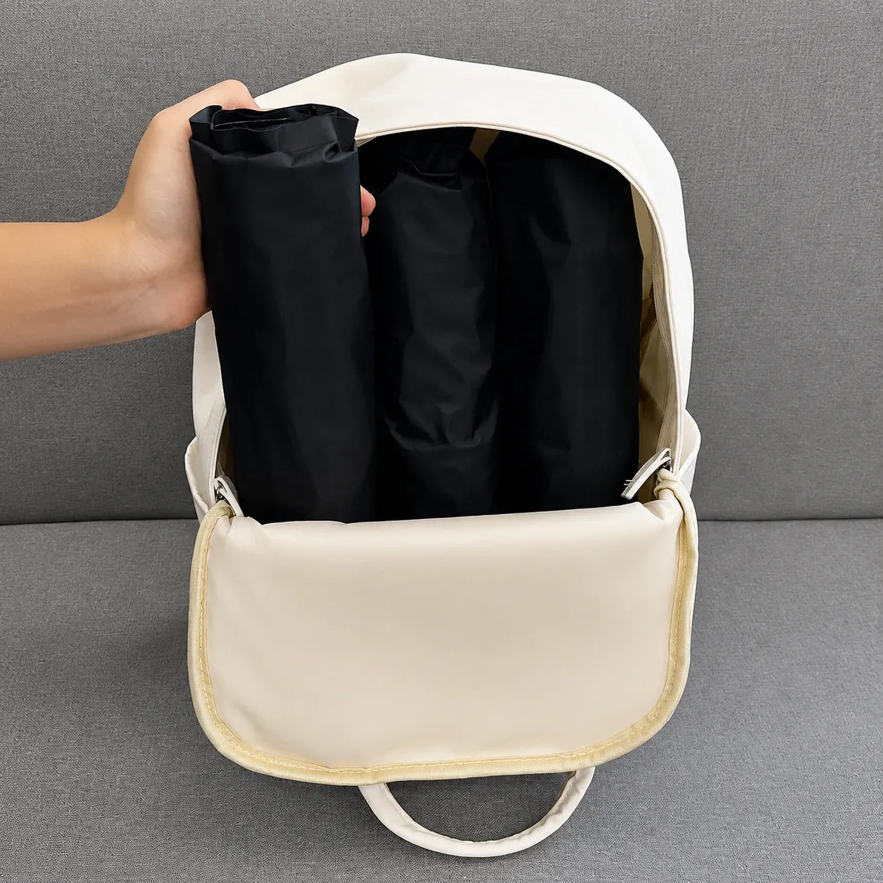 Sac de compression portable, vue de détail