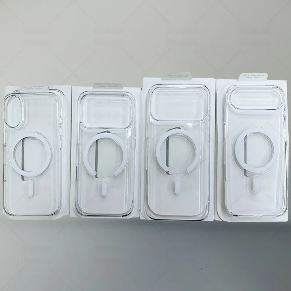 Coque transparente avec contrôle de l'appareil photo