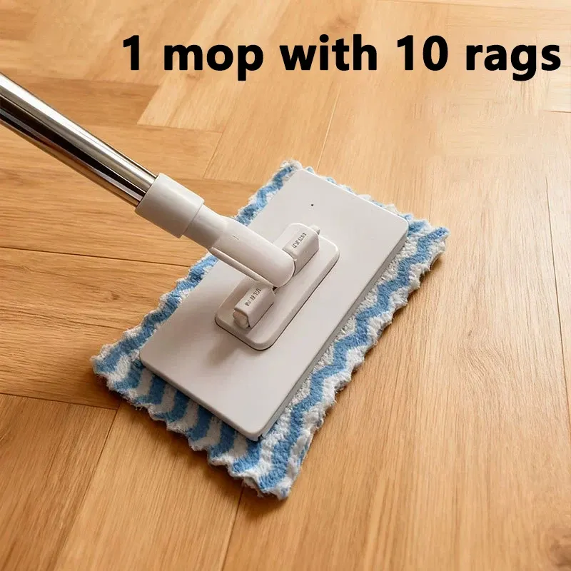 Serpillère plate compatible avec les chiffons standard, pour cuisine, salle de bain, sols et fenêtres 8