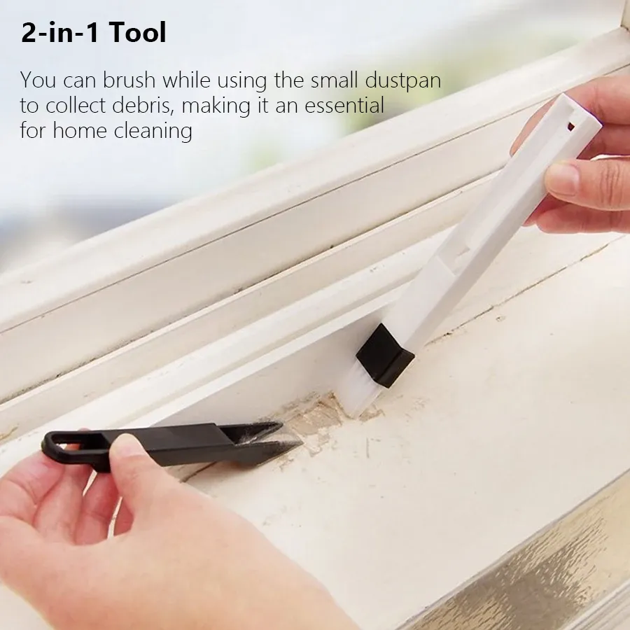 Brosse de nettoyage portable pour fenêtres et portes