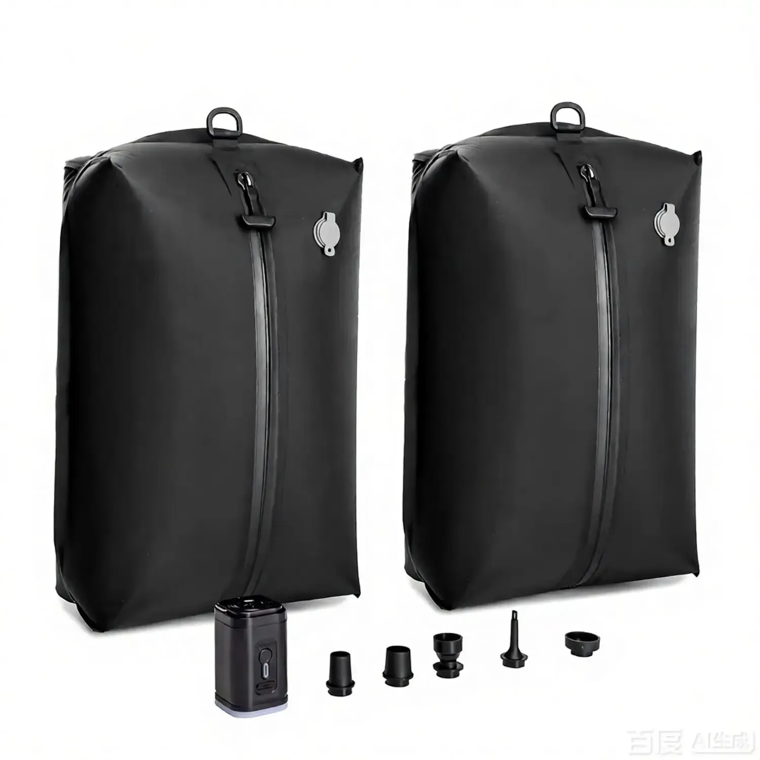 Sacs de compression sous vide pour bagages de voyage avec pompe, réutilisables et imperméables - Image 1
