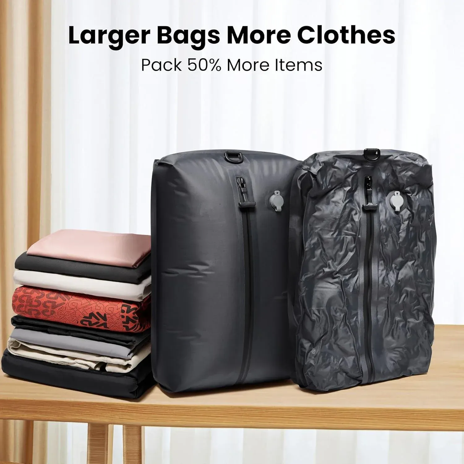 Sac de compression sous vide pour bagages, vue principale