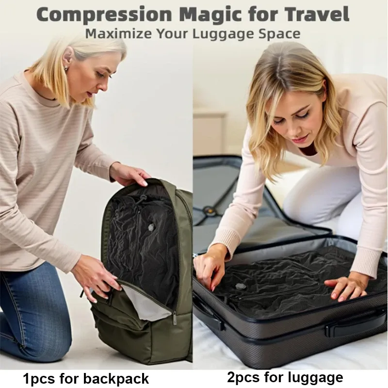 Sacs de compression sous vide, vue d'ensemble