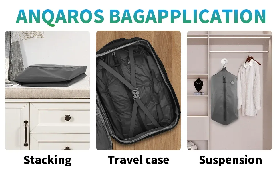 Sacs de compression réutilisables pour voyage