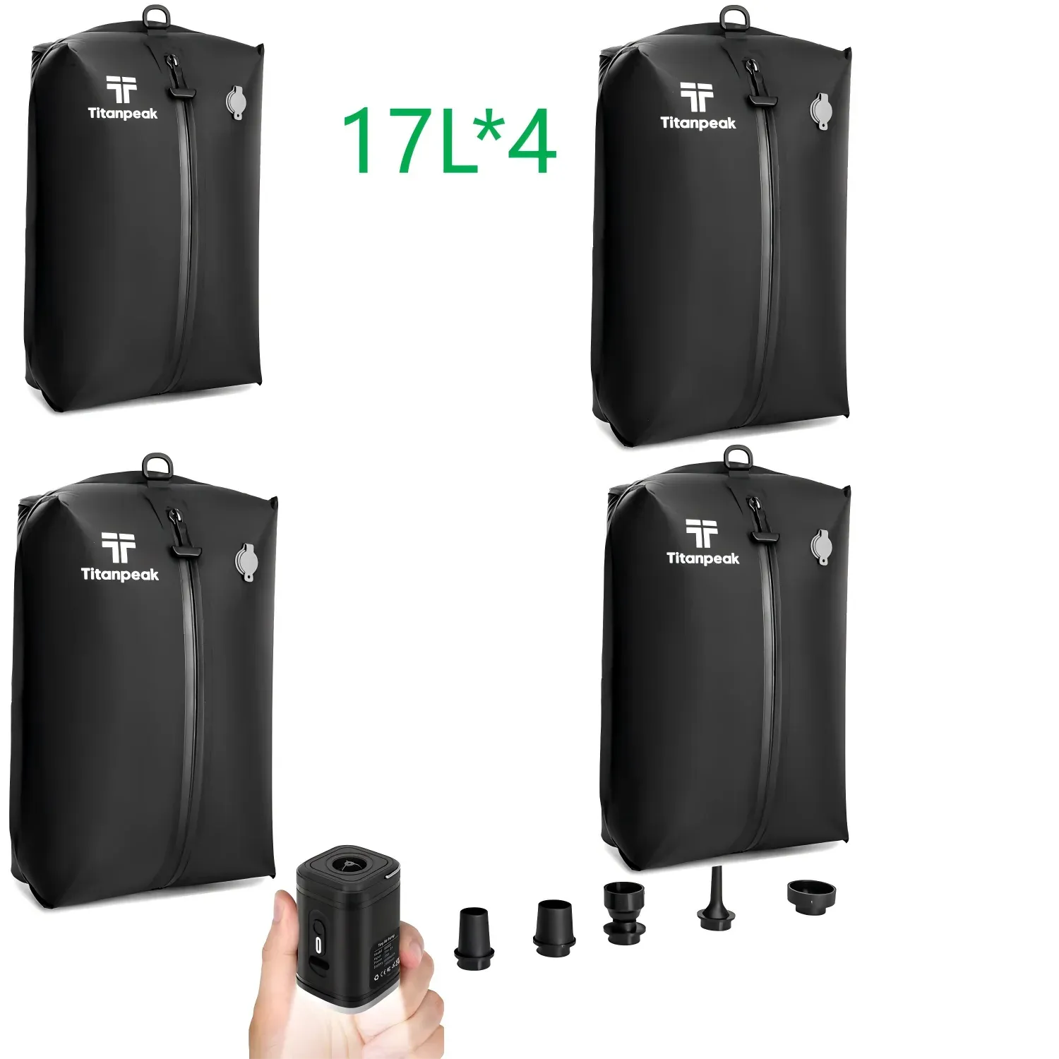 Sacs de compression sous vide pour bagages de voyage avec pompe, réutilisables et imperméables 12