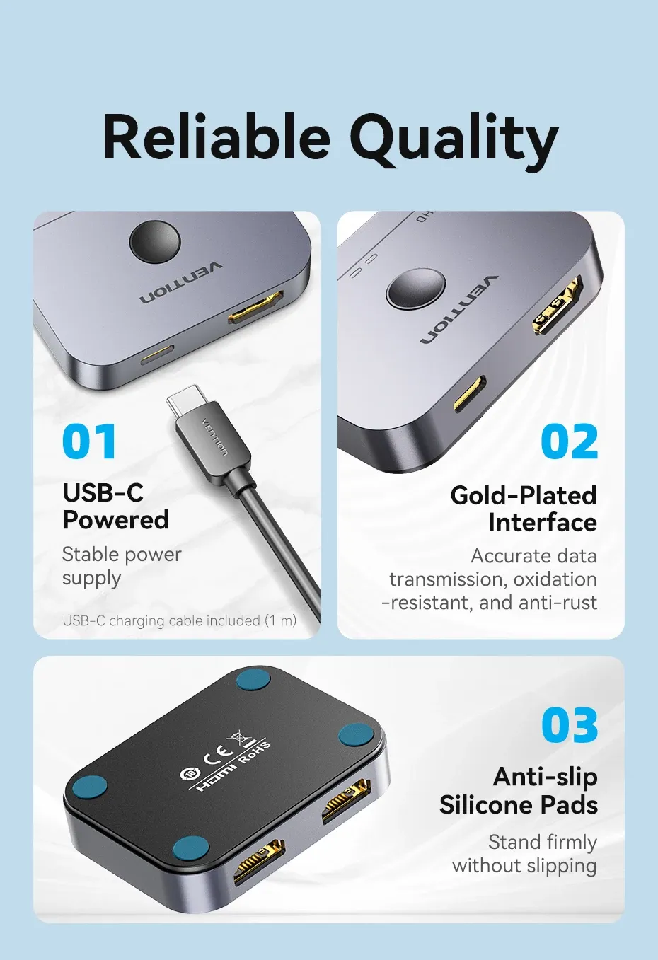 Compatibilité universelle et installation Plug and Play