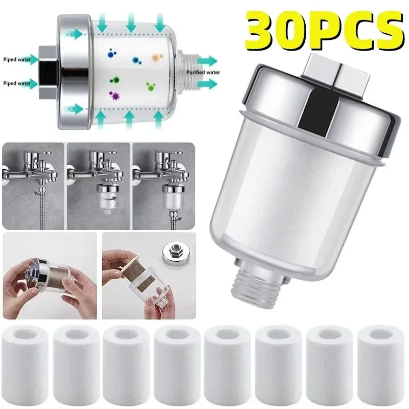 Kit de purificateur de sortie d'eau, filtre de robinet universel, filtre domestique en coton PP haute densité pour cuisine et salle de bain