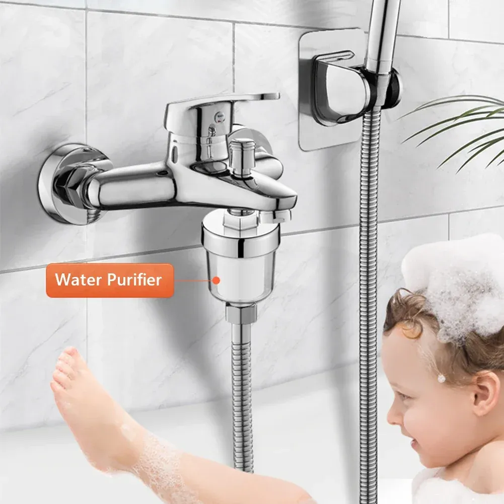 Kit de purificateur de sortie d'eau, filtre de robinet universel, filtre domestique en coton PP haute densité pour cuisine et salle de bain 4
