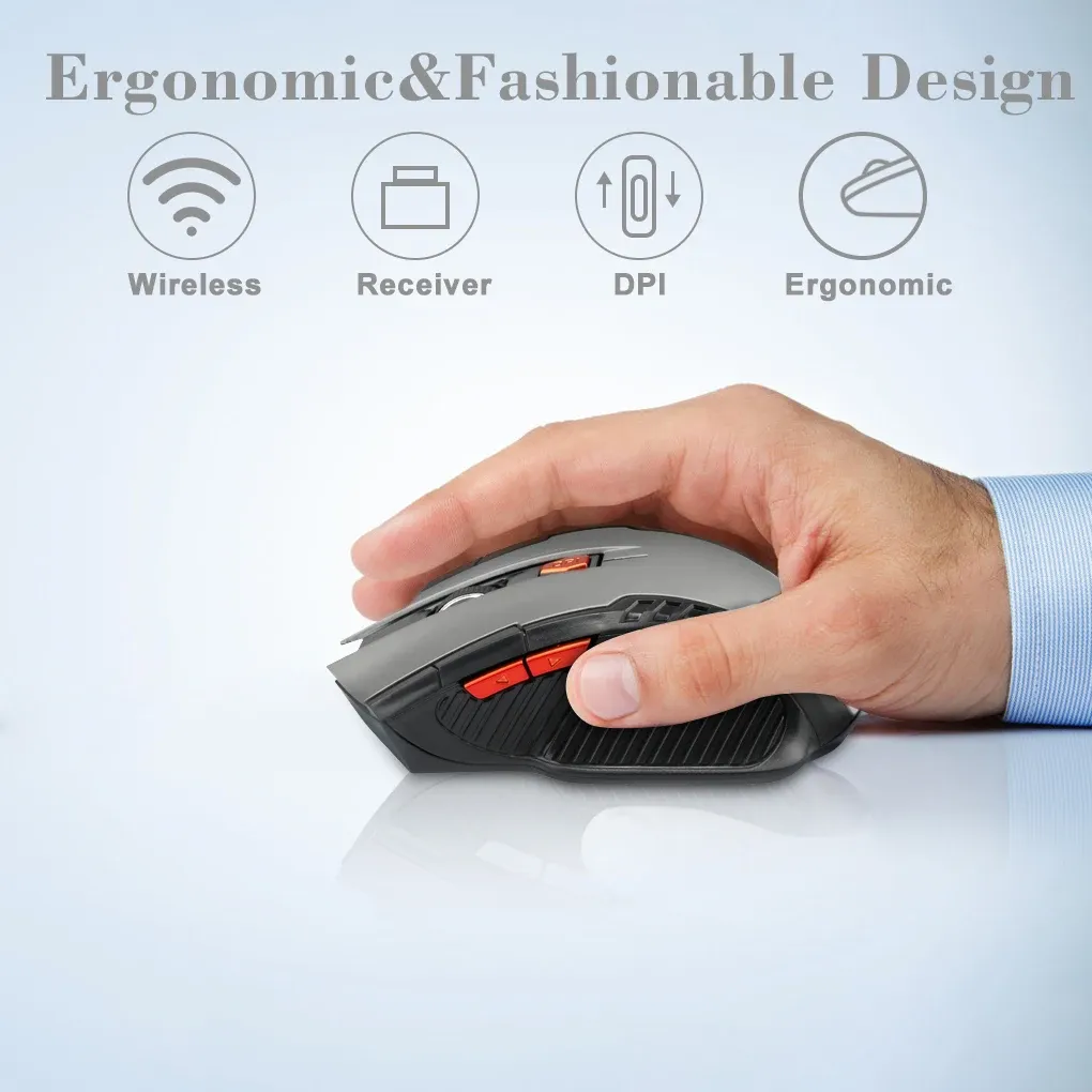 Souris sans fil SUPMANGO en situation d'utilisation