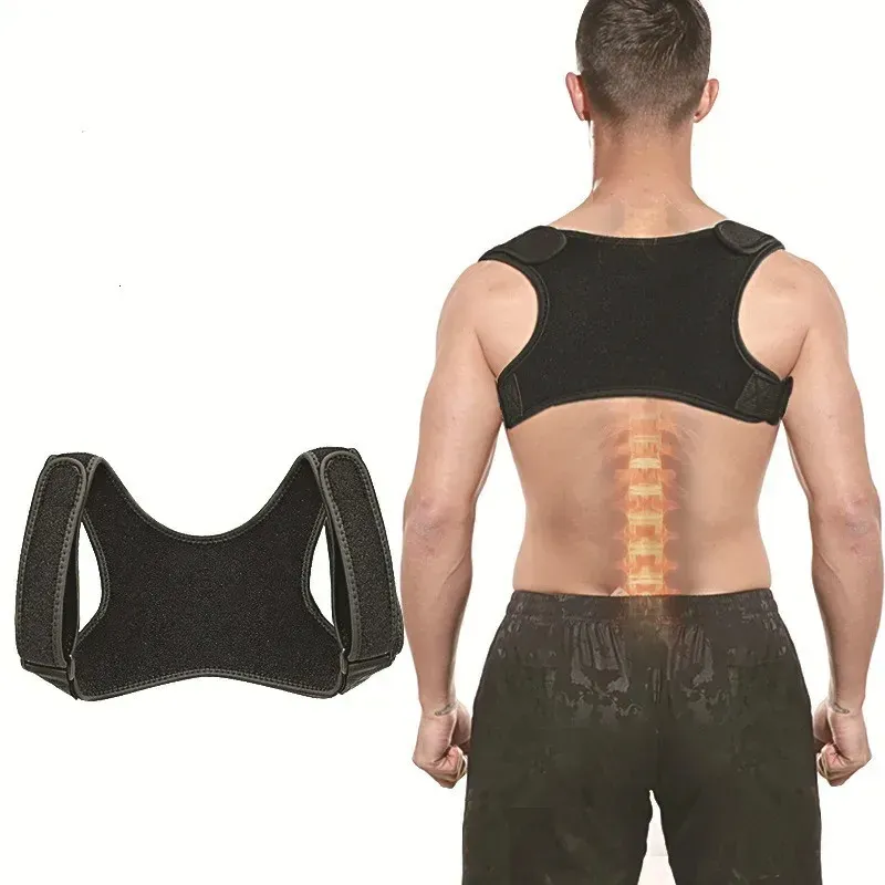 Correcteur de posture invisible pour le dos, attelle d'épaule réglable pour enfants et adultes - Image 1