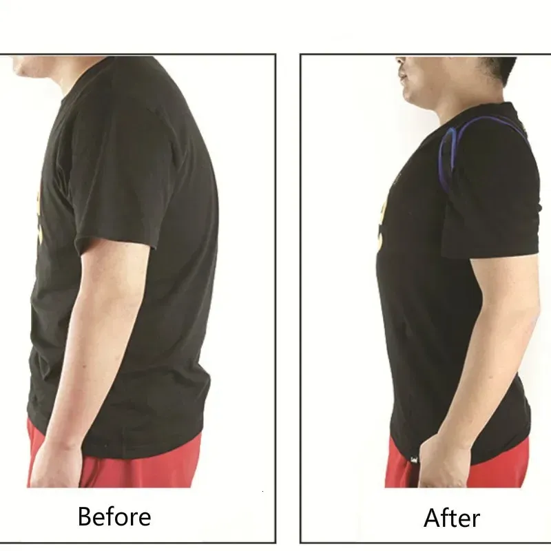 Correcteur de posture invisible pour le dos, attelle d'épaule réglable pour enfants et adultes 6