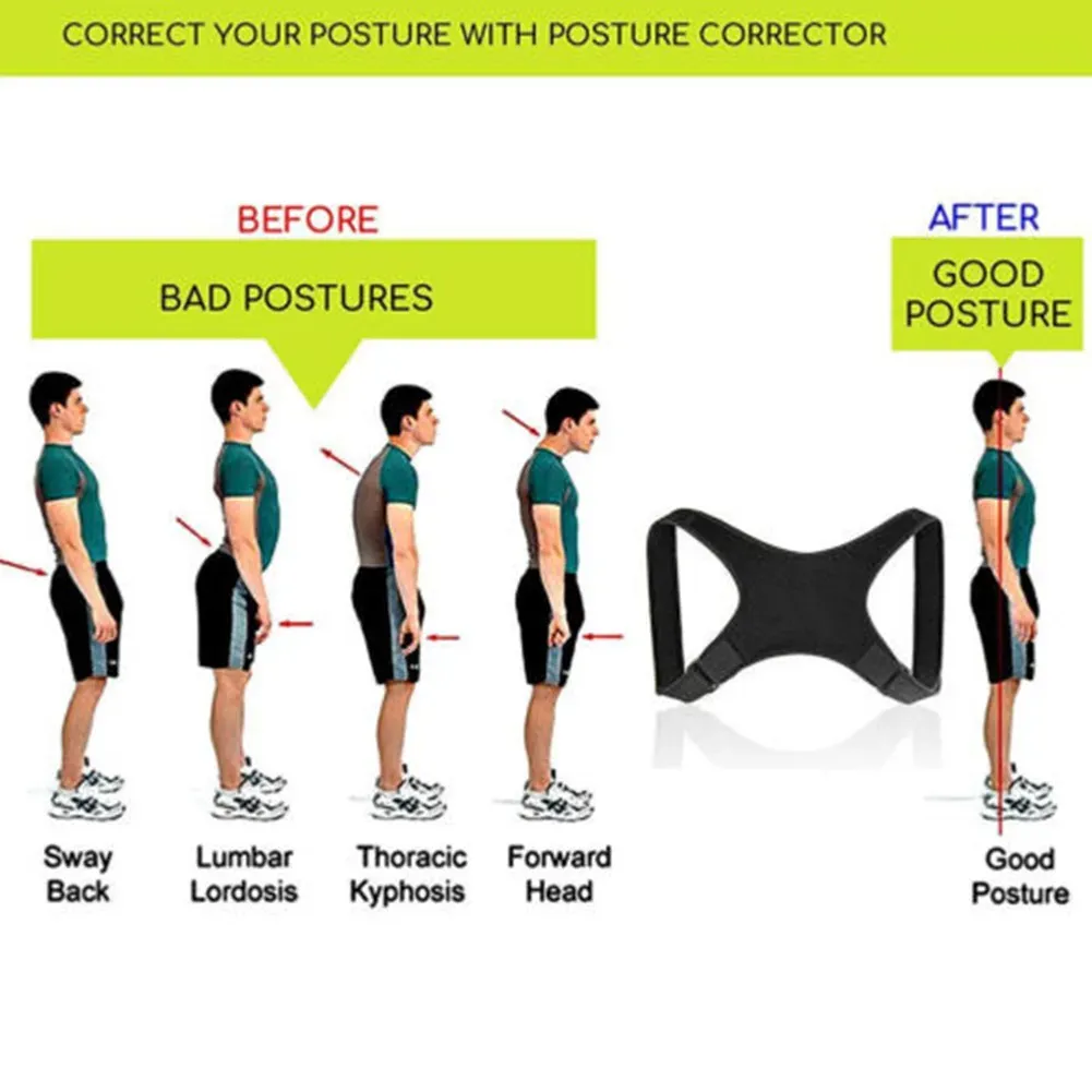 Détail de la ceinture correctrice de posture