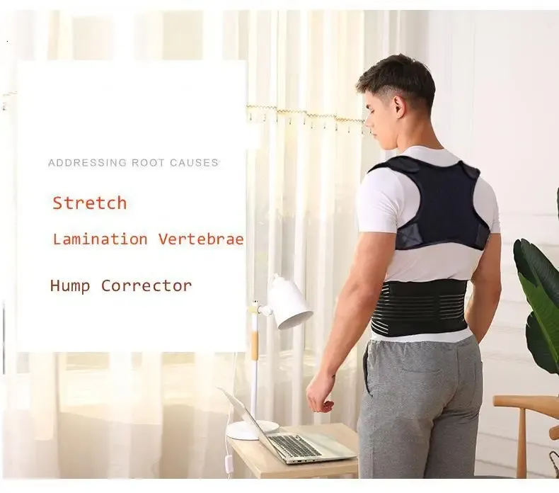 Ceinture correctrice de posture, détail des sangles