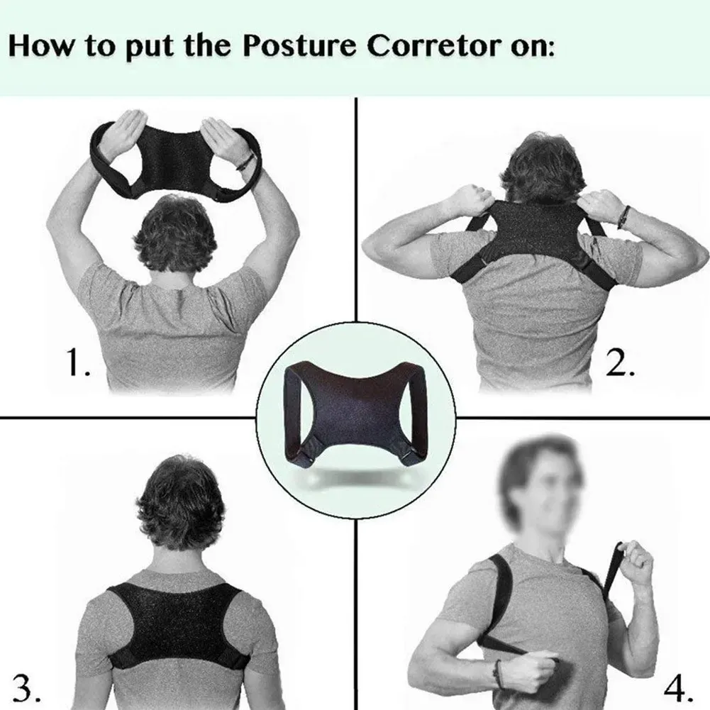 Ceinture correctrice de posture réglable pour les épaules et le dos