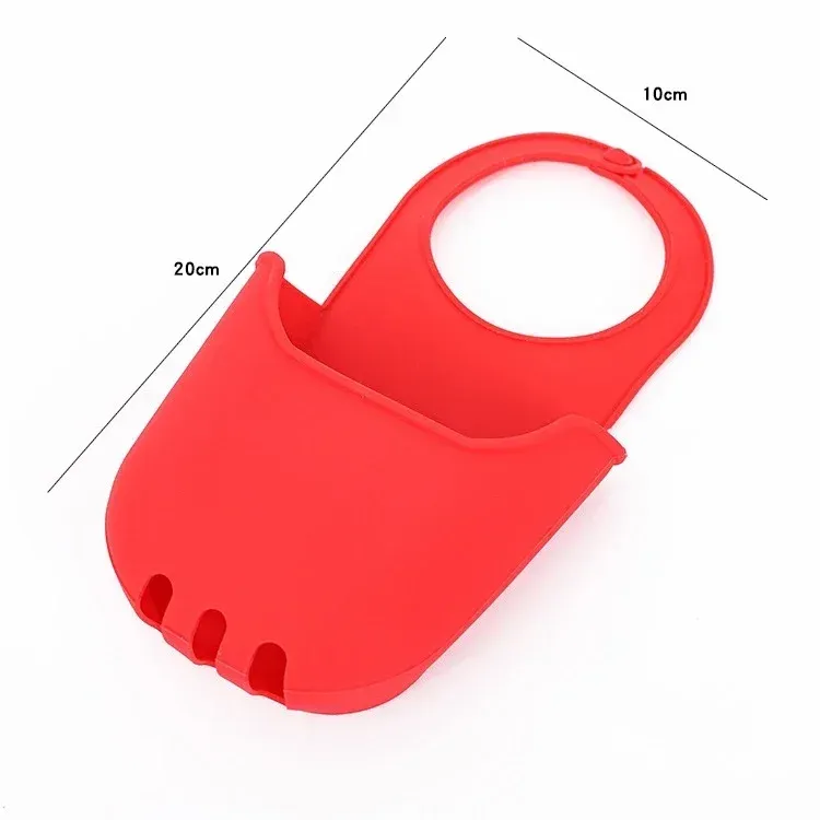 Égouttoir d'évier suspendu avec panier de rangement pour cuisine 8