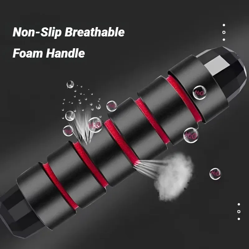 Corde à sauter réglable en fil d'acier, sans enchevêtrement 4