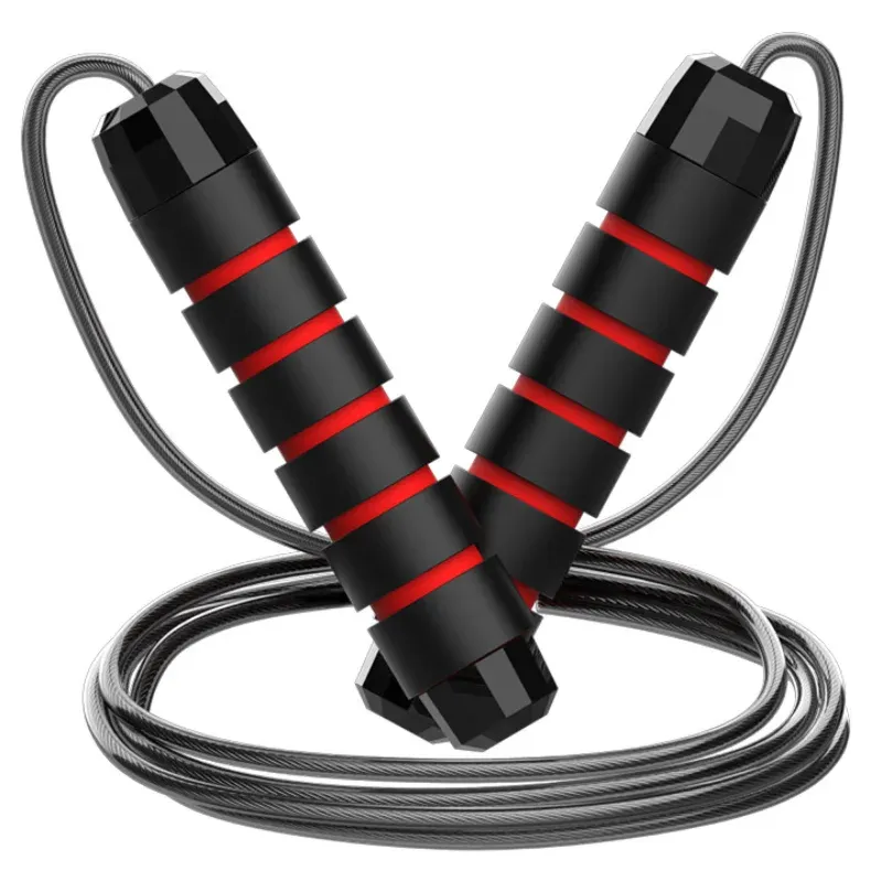 Corde à sauter réglable en fil d'acier, sans enchevêtrement 6