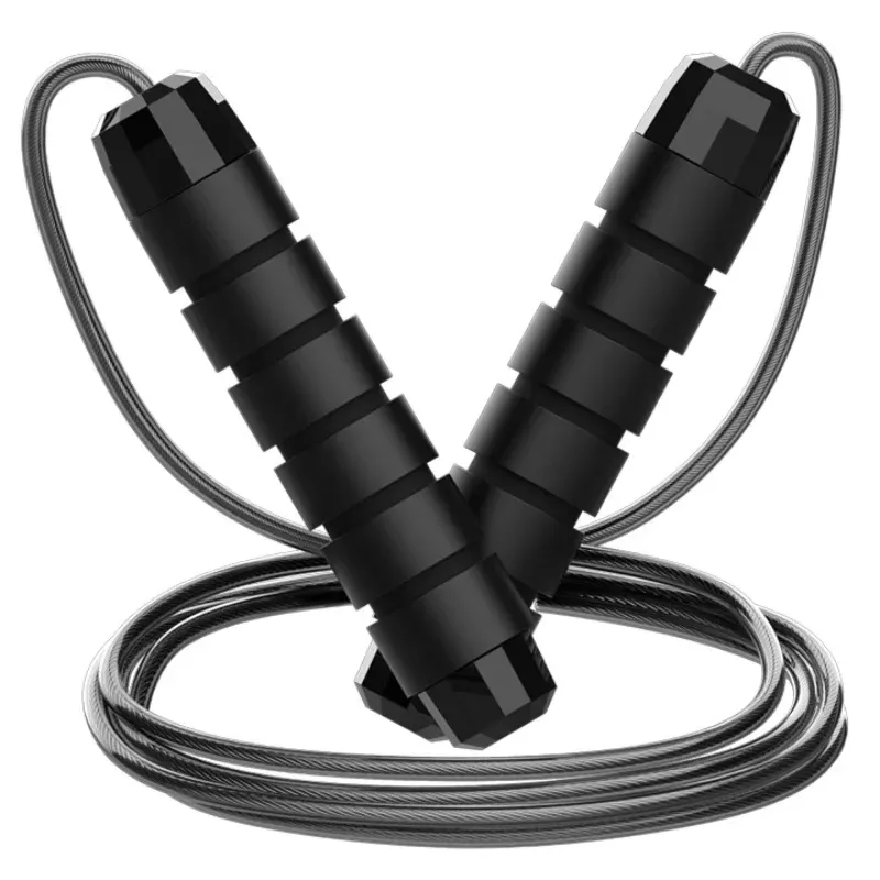Corde à sauter réglable en fil d'acier, sans enchevêtrement 7