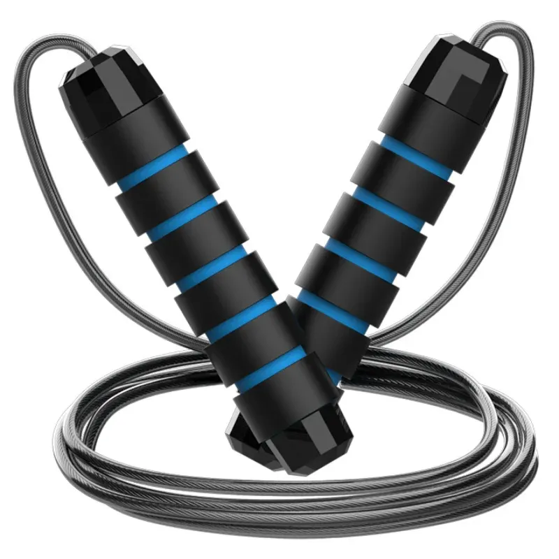 Corde à sauter réglable en fil d'acier, sans enchevêtrement 8