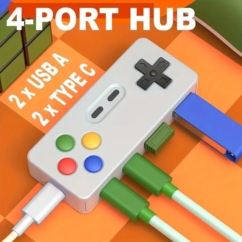 Hub USB créatif portable, design compact