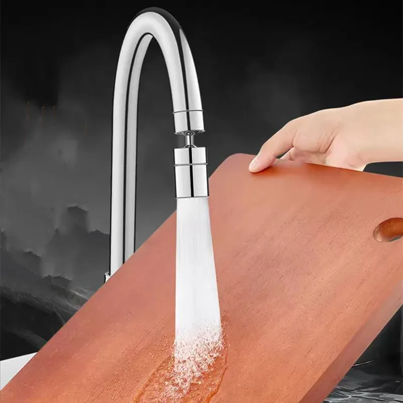 Filtre de tête de pulvérisation pour robinet de cuisine, 2 modes, rotation à 360°, buse anti-éclaboussures, aérateur de robinet d'évier de cuisine 2