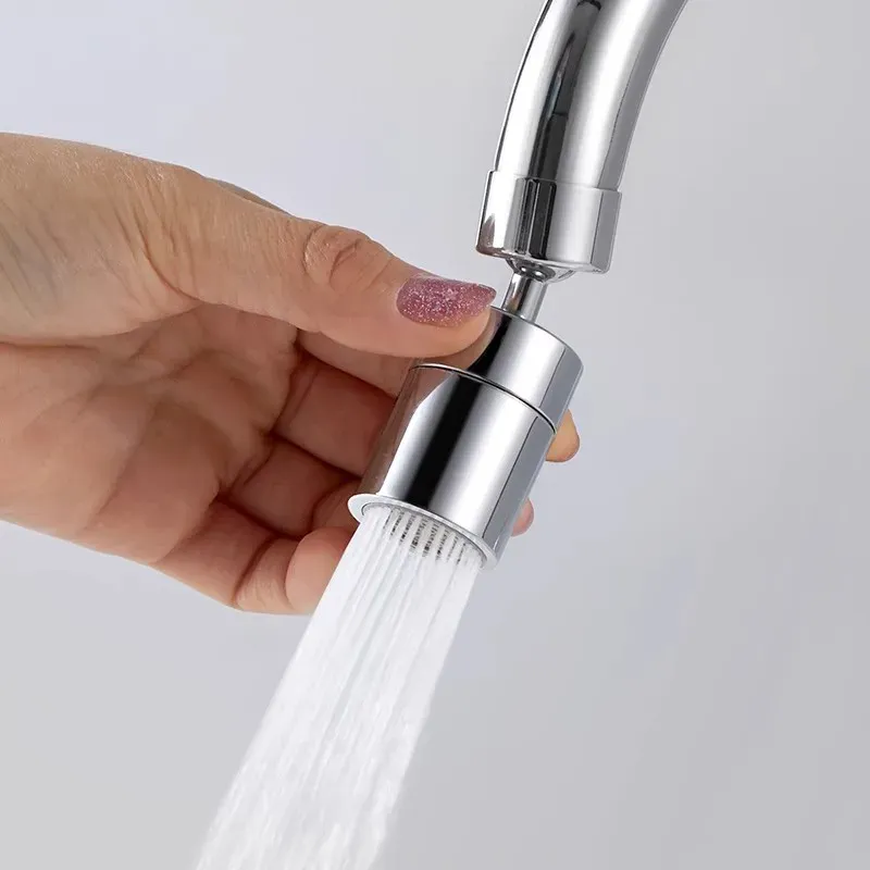 Filtre de tête de pulvérisation pour robinet de cuisine, 2 modes, rotation à 360°, buse anti-éclaboussures, aérateur de robinet d'évier de cuisine 4
