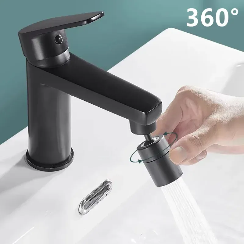 Filtre de tête de pulvérisation pour robinet de cuisine, 2 modes, rotation à 360°, buse anti-éclaboussures, aérateur de robinet d'évier de cuisine 5