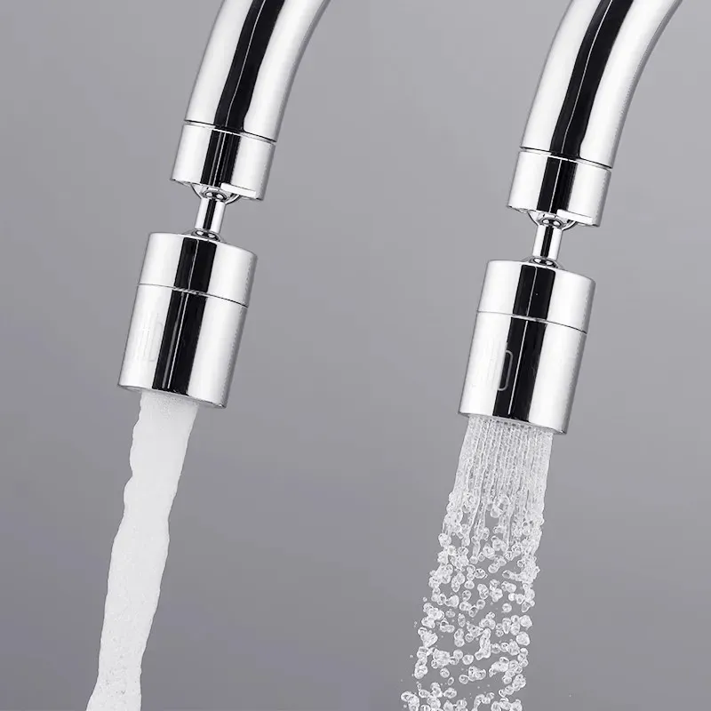 Jet d'eau réglable en utilisation