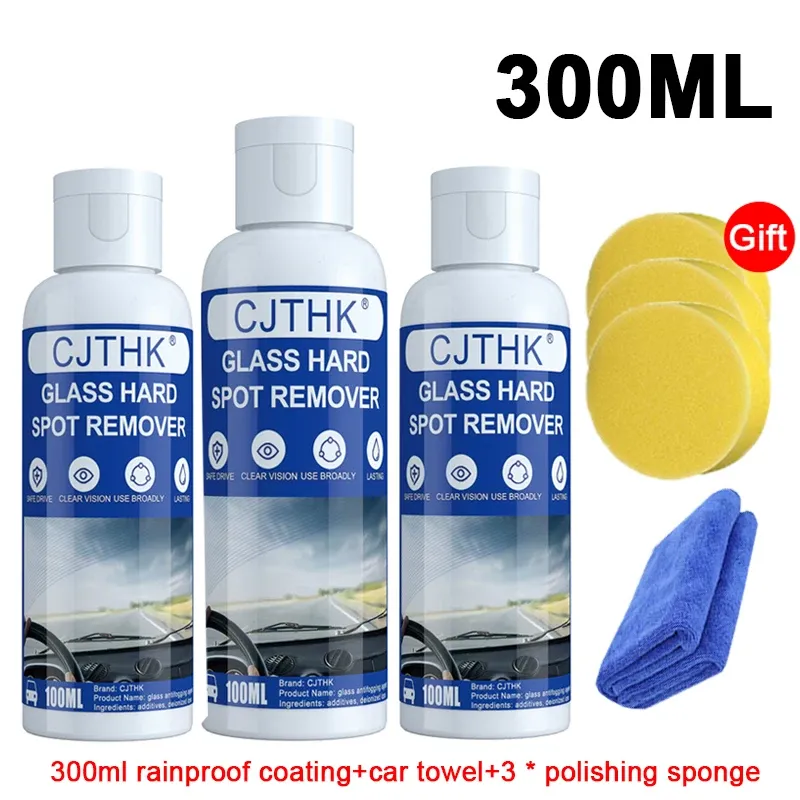 Kit de revêtement hydrophobe pour pare-brise avec pâte de retrait de film d'huile 8