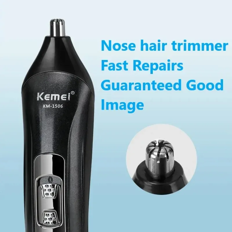Rasoir électrique Kemei KM-1506 3 en 1 avec tondeuse à cheveux et tondeuse nez, rechargeable par USB 6
