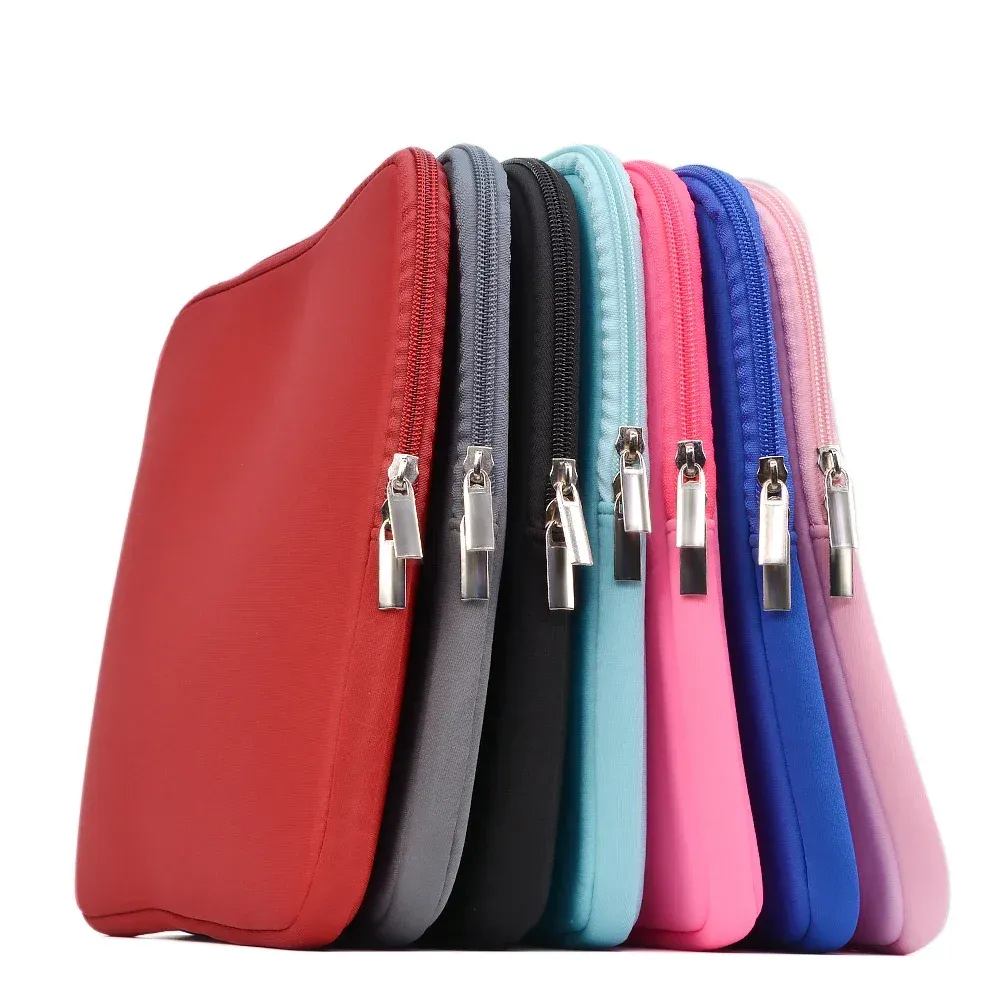 Housse en coton doux pour ordinateur portable et tablette 11", 12", 13", 15" et 15,6" compatible MacBook Retina 13", Xiaomi, Huawei, HP et Dell 2