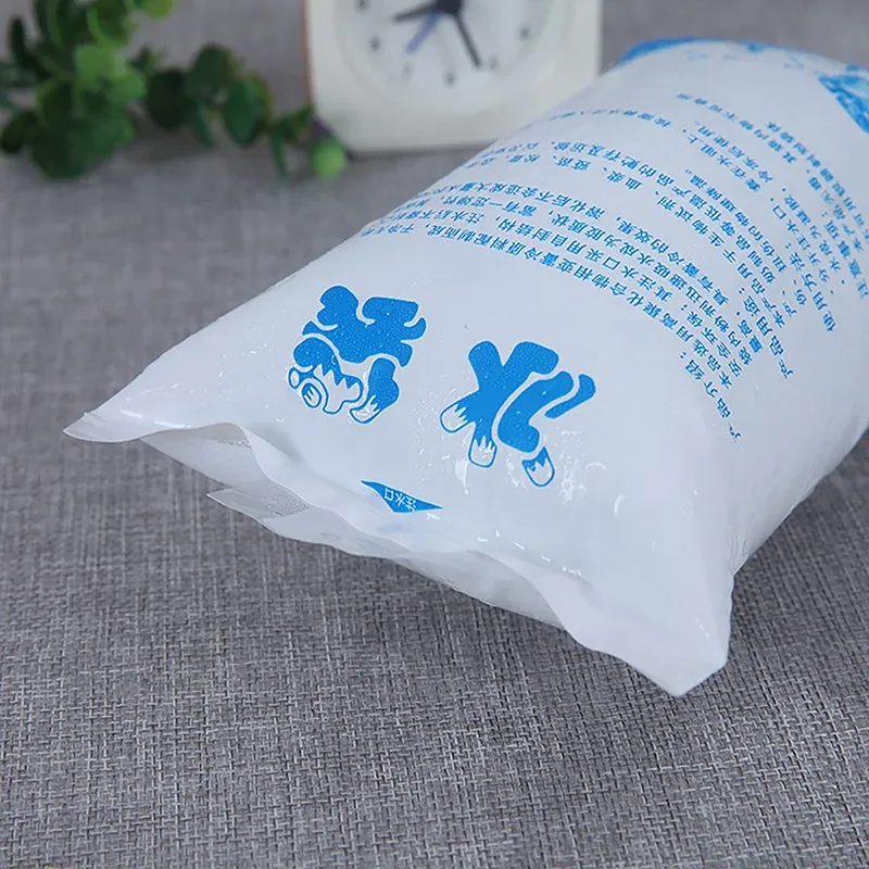 Sac de glace à absorption d'eau, présentation