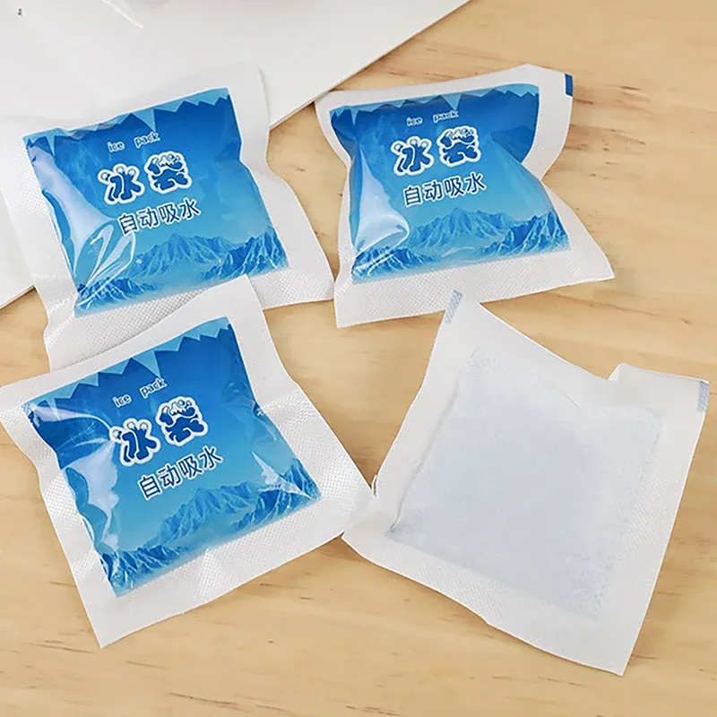 Sac de glace en gel, mise en situation