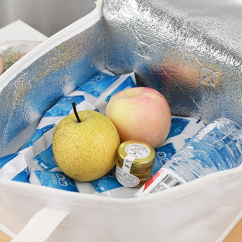 Sac de glace en gel, utilisation en glacière
