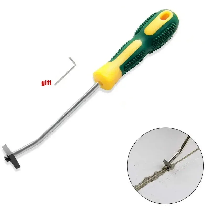 Outil manuel professionnel de nettoyage des joints de carrelage en céramique, foret en acier au tungstène pour joints de sol et de mur 6