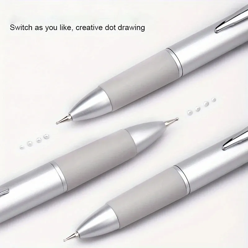 Kit de Manucure 5 en 1 : Stylo à Points pour Ongles, Outils de Nail Art, Pointe de Design et Peinture à Points pour Dessin à Domicile ou en Salon 6