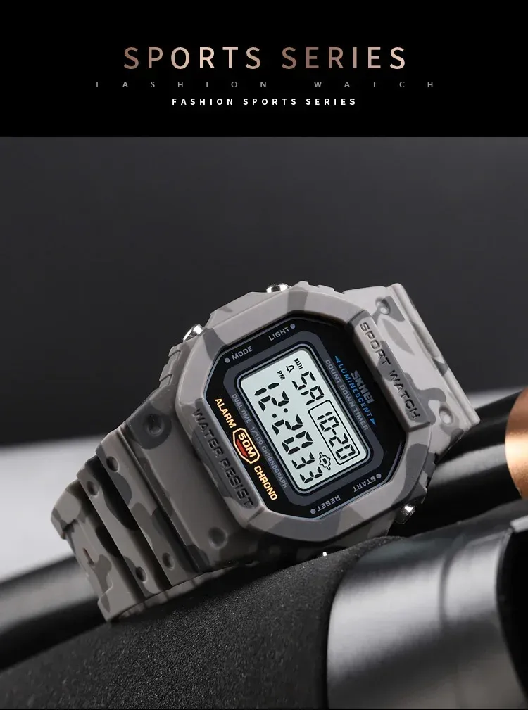 Montre SKMEI 1628, profil du boîtier