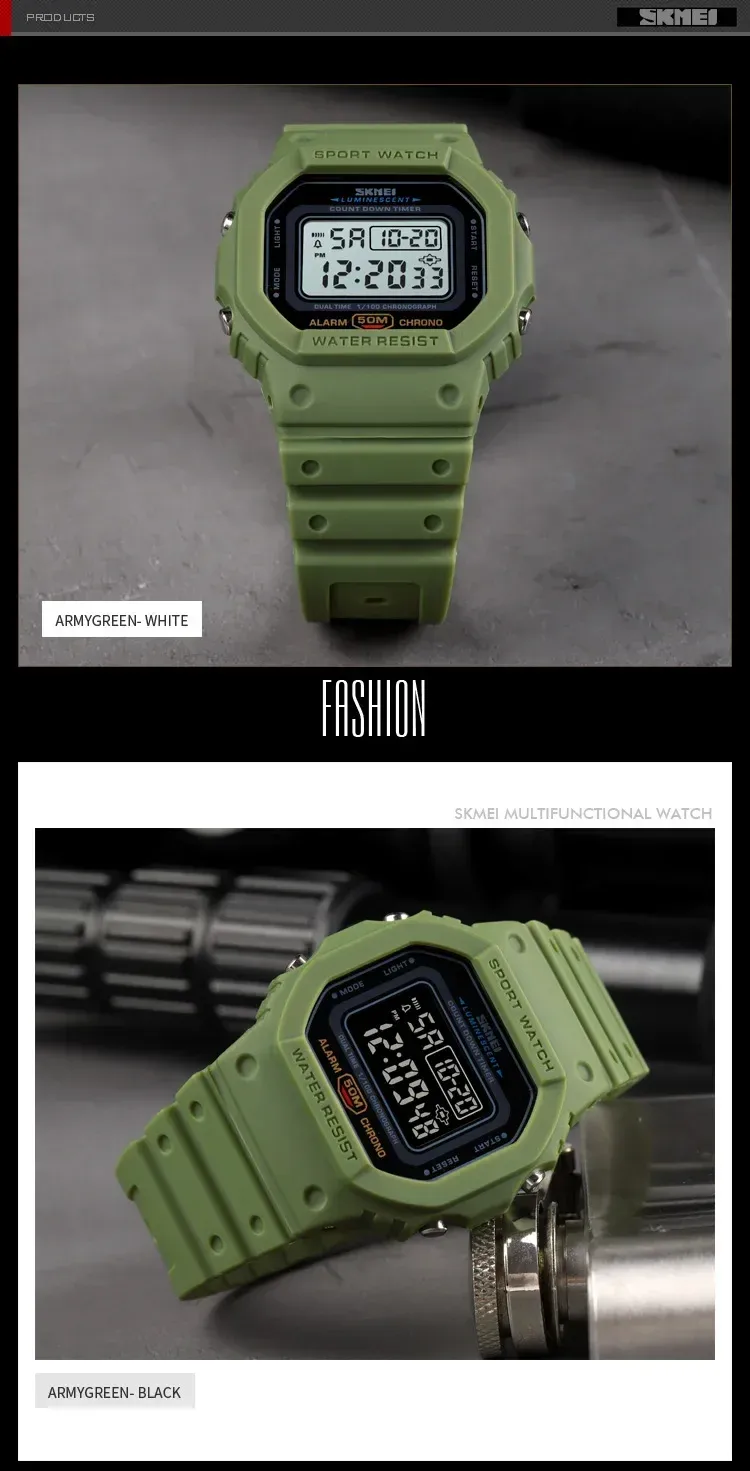 Montre SKMEI 1628, mise en situation